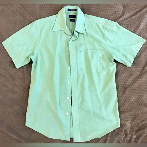 NWOT Arrow Classic Fit Light Green Button-Down Dress Shirt - S (14-14.5)